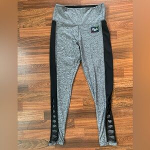 Victoria's Secret Ultimate PINK Women’s Medium Workout Gym Leggings  Gray Black